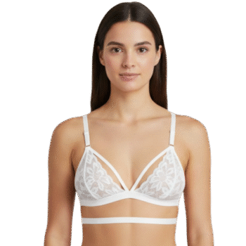 Bralette encaje con tiras - BC01